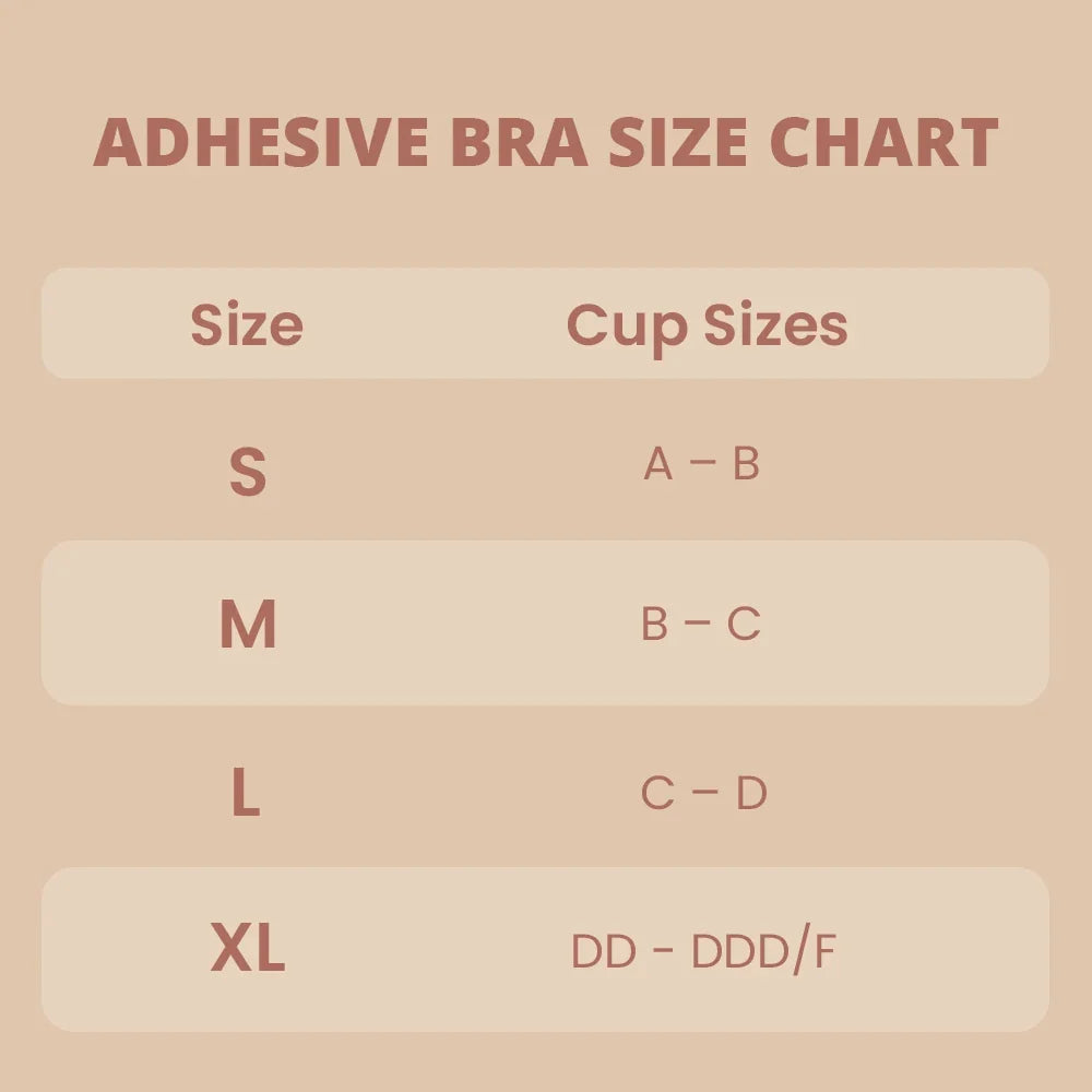 Adhesive Silicone Bra