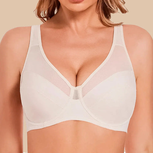Unlined V-Neck Bra