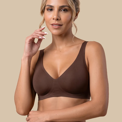 Deep V Jelly Bra No Underwire