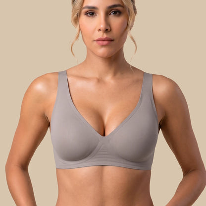 Deep V Jelly Bra No Underwire