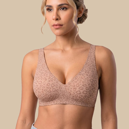 Deep V Jelly Bra No Underwire