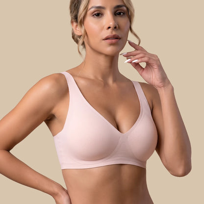 Deep V Jelly Bra No Underwire