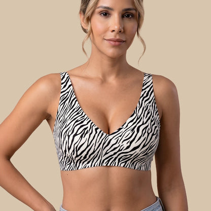 Deep V Jelly Bra No Underwire
