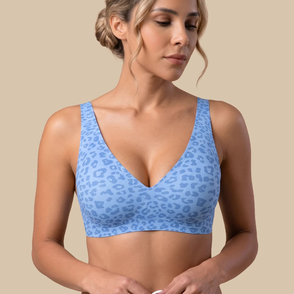 Deep V Jelly Bra No Underwire